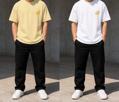 Anime Hero Back Print T-Shirt (All Might Inspired) – Premium Oversized Fit