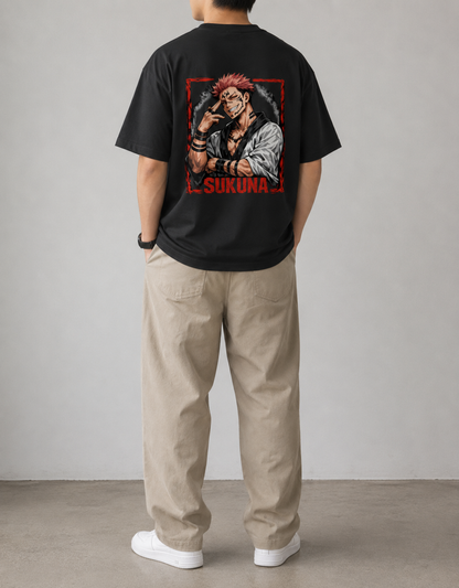King of Curses Oversized Anime T-Shirt
