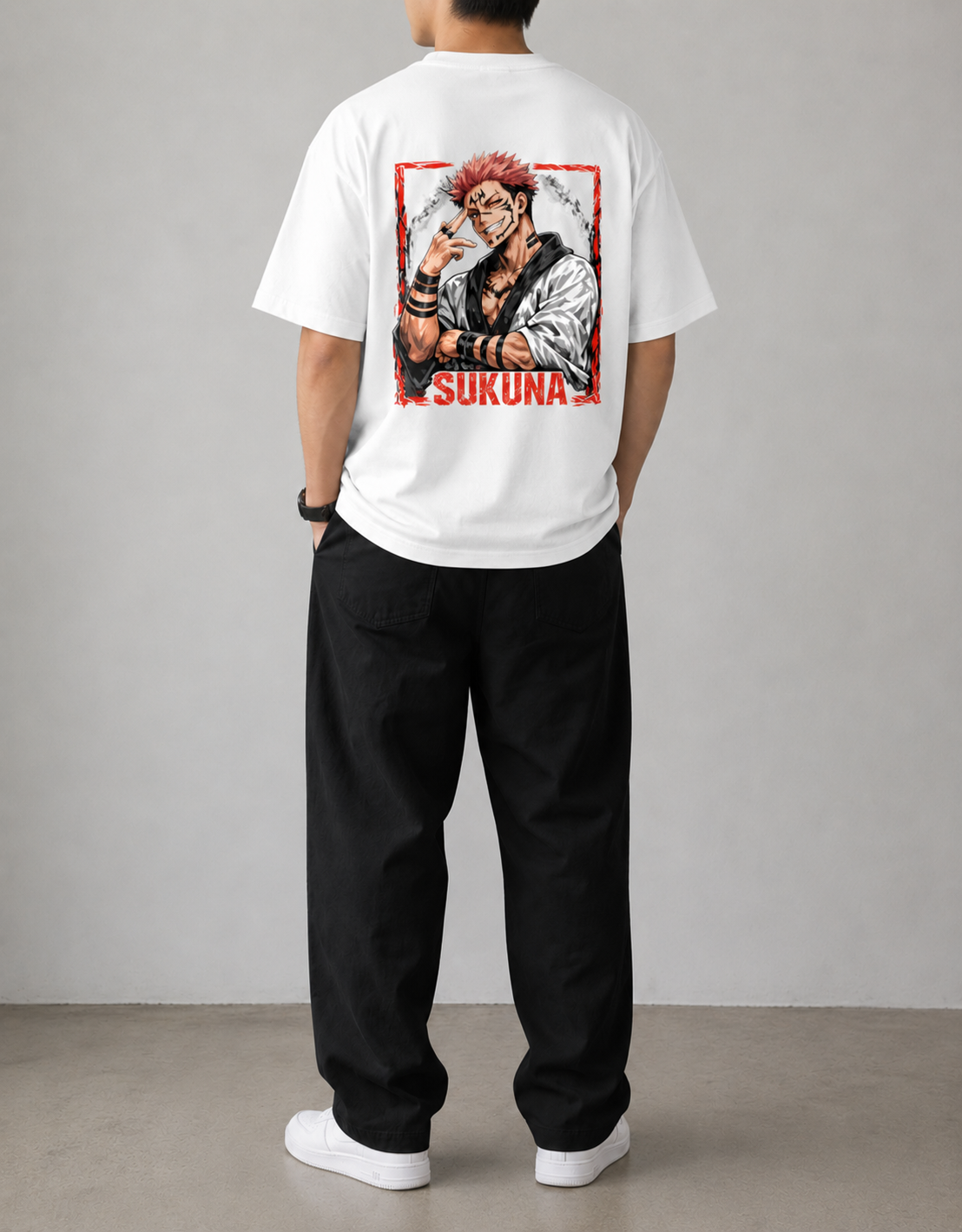 King of Curses Oversized Anime T-Shirt