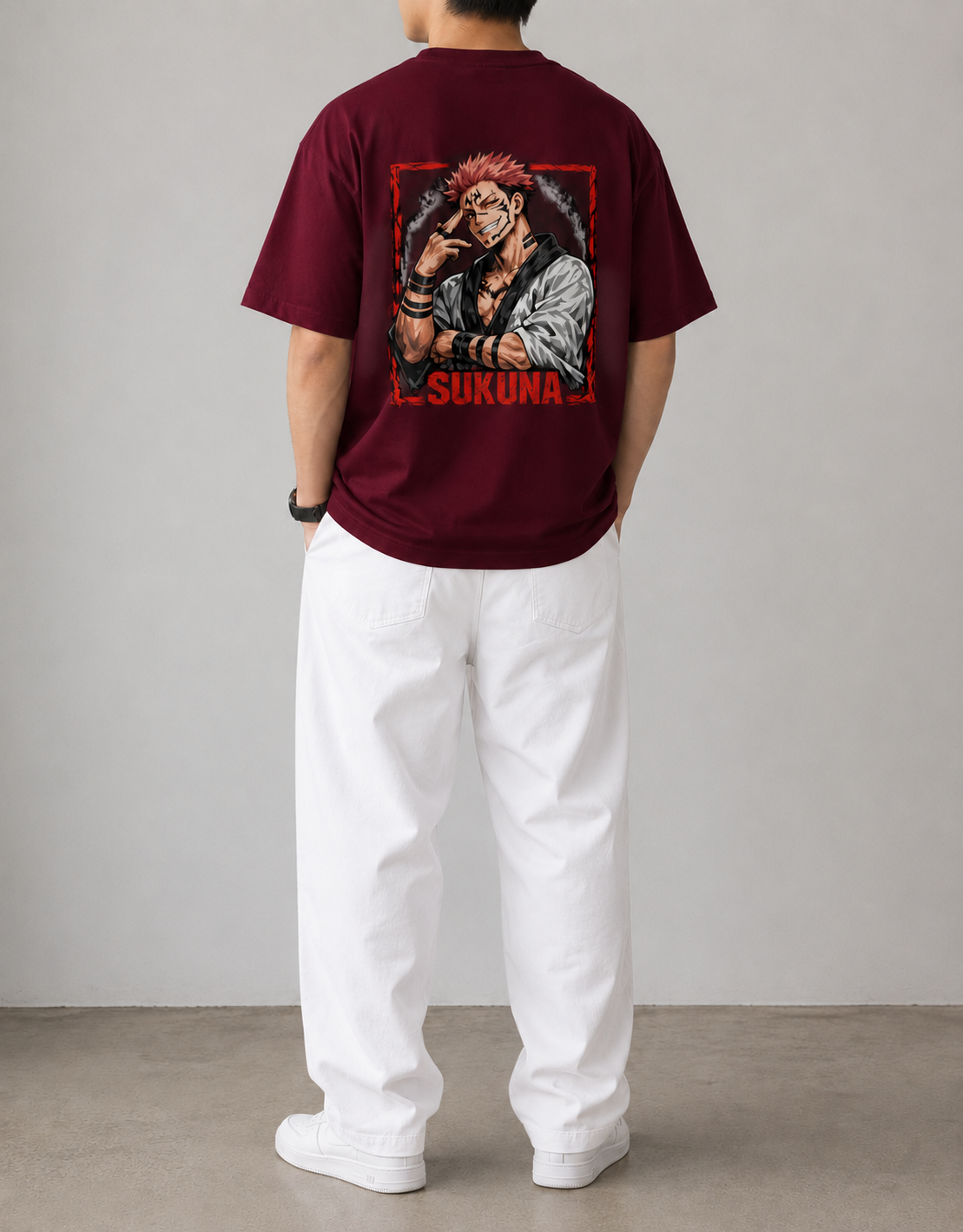 King of Curses Oversized Anime T-Shirt