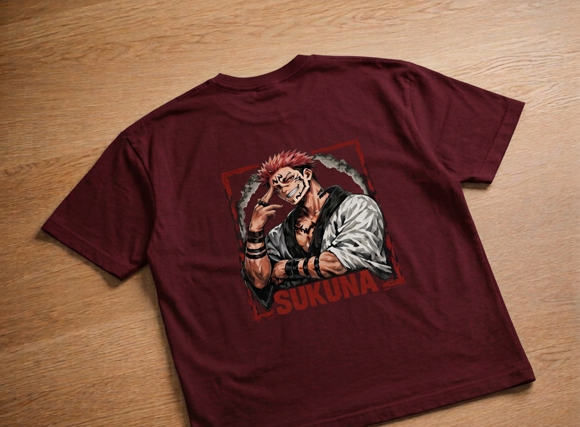 King of Curses Oversized Anime T-Shirt